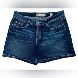 Buckle BKE Denim Women's Jean Shorts Harper 31 Dark Wash Stretch